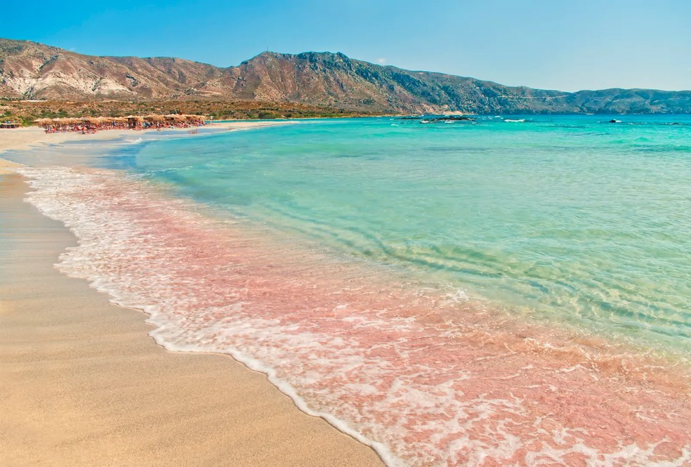 As praias rosadas de Elafonisi ficam a apenas 90 minutos de carro do centro histórico — Foto: AygulSarvarova