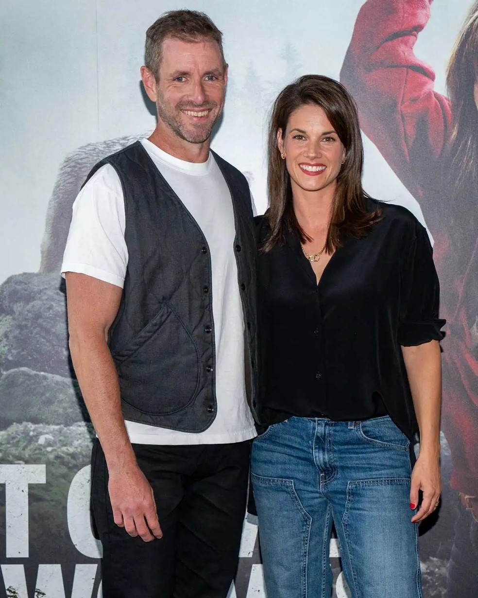 Missy Peregrym com o marido Tom Oakley — Foto: Getty Images