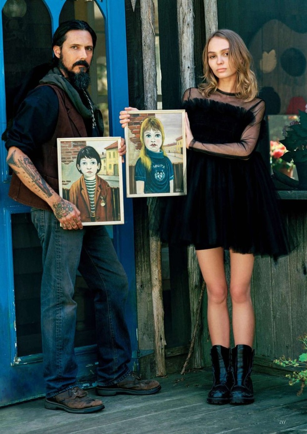 Lily-Rose Depp na Vogue UK de dezembro