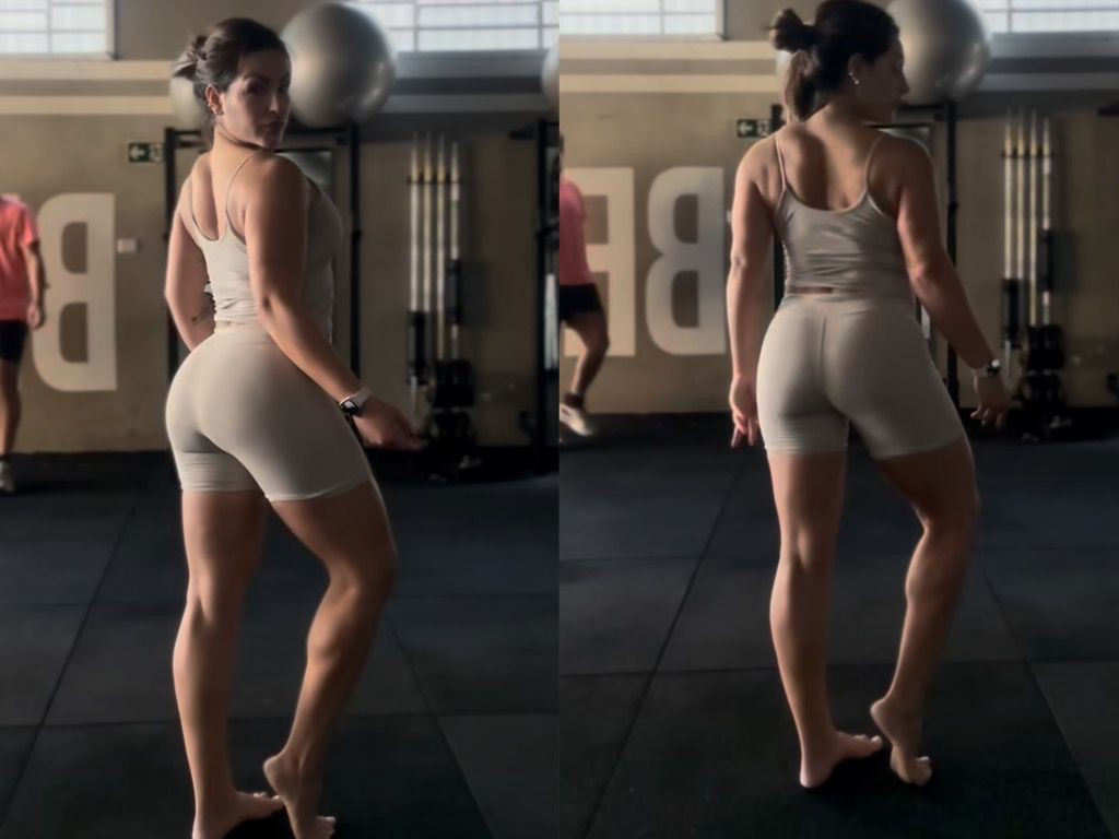 Kéfera Buchmann exibe resultados de treinos intensos