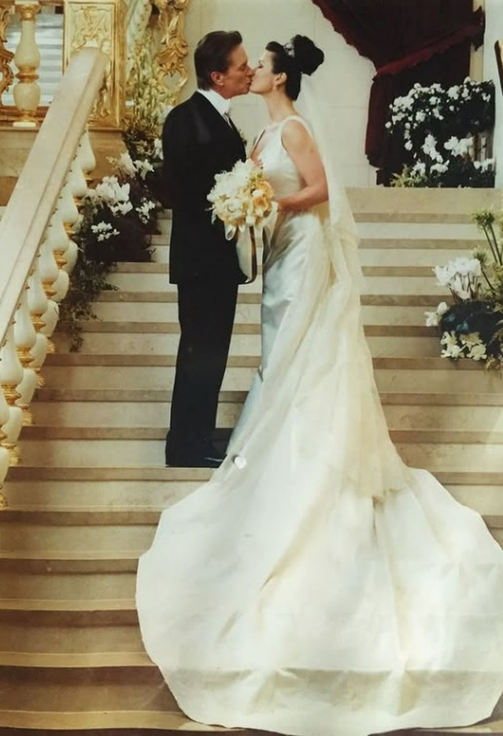 Catherine Zeta-Jones e Michael Douglas — Foto: Reprodução/Instagram