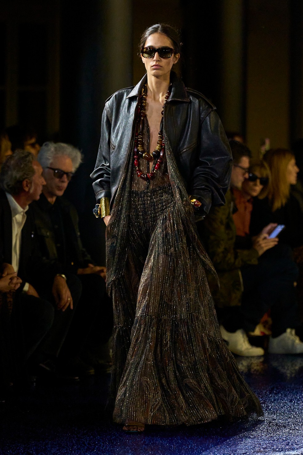 Saint Laurent primavera-verão 2025 — Foto: Launchmetrics Spotlight