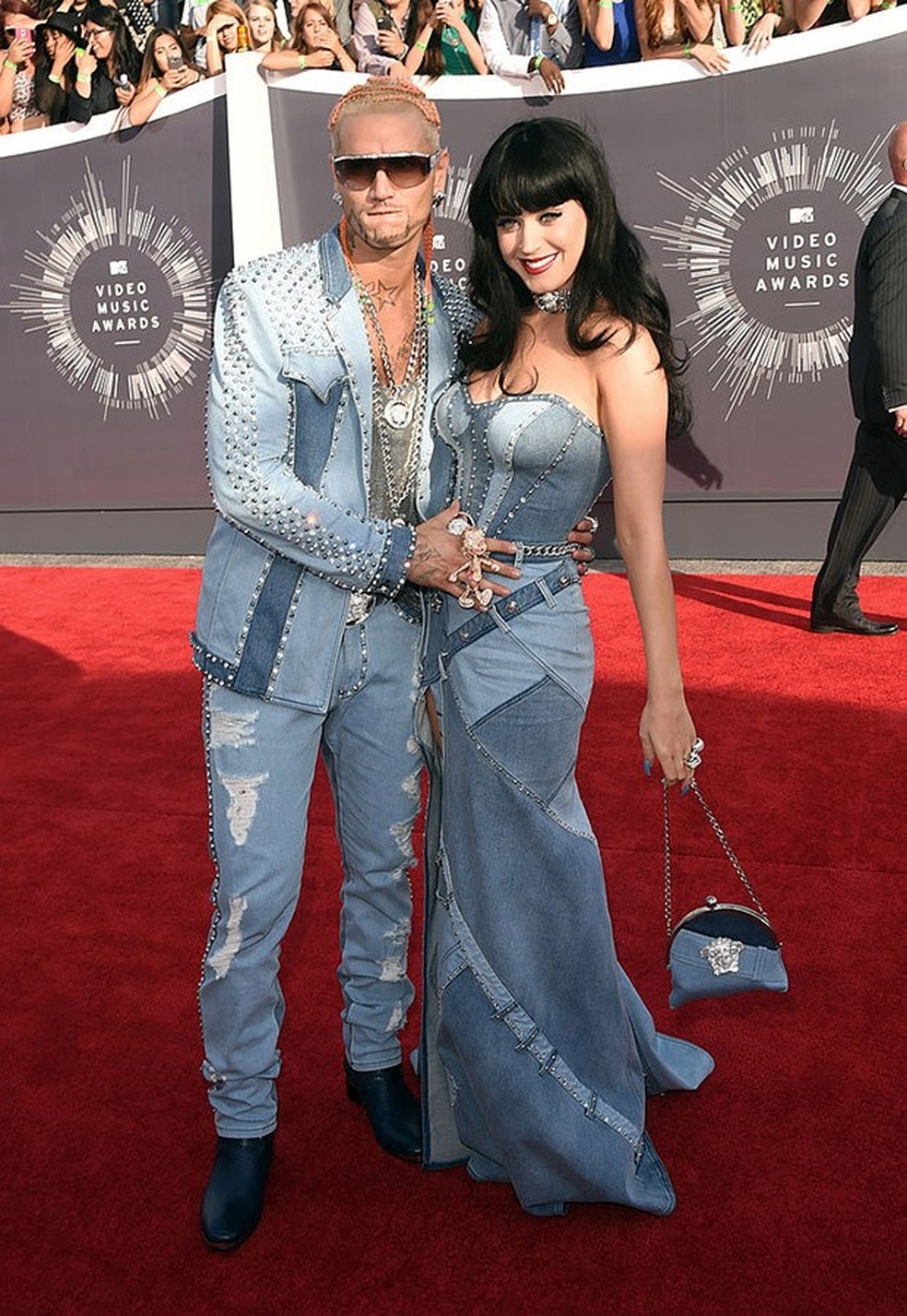 Riff Raff e Katy Perry no 2014 MTV Video Music Awards (Photo by Jason Merritt/Getty Images for MTV) (Foto: Getty Images for MTV) — Foto: Vogue