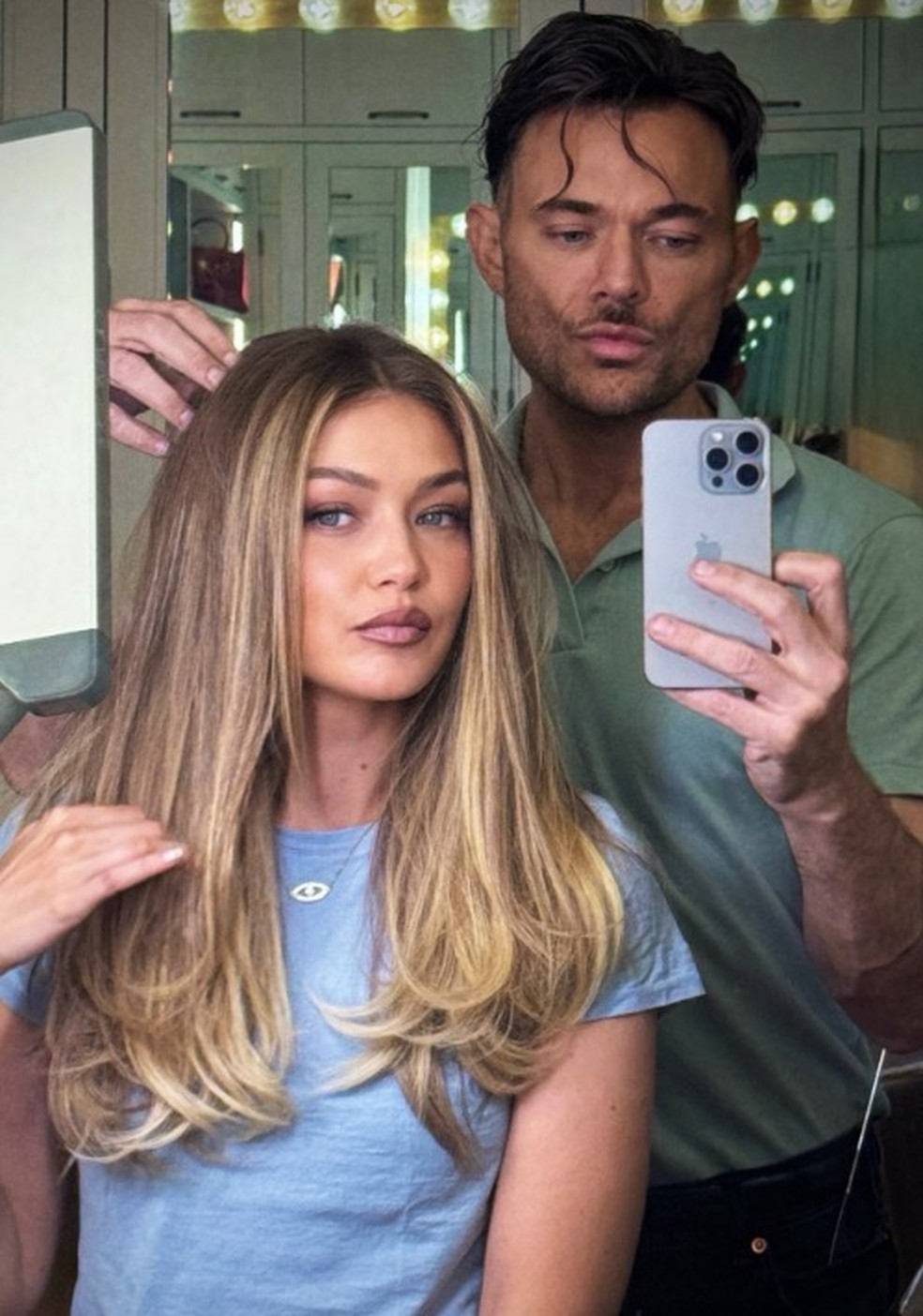 Gigi Hadid renova o visual — Foto: Reprodução/Instagram