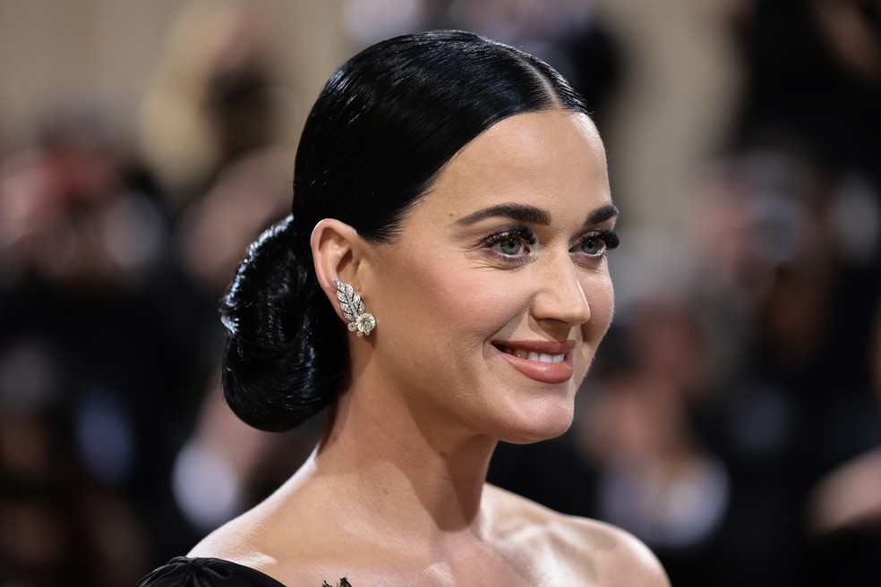 NEW YORK, NEW YORK - MAY 02: Katy Perry attends The 2022 Met Gala Celebrating "In America: An Anthology of Fashion" at The Metropolitan Museum of Art on May 02, 2022 in New York City. (Photo by Jamie McCarthy/Getty Images) (Foto: Getty Images) — Foto: Vogue