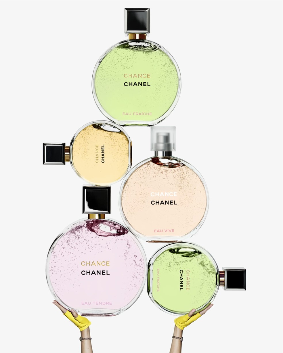 Linha de perfumes Chance, da Chanel — Foto: Divulgação
