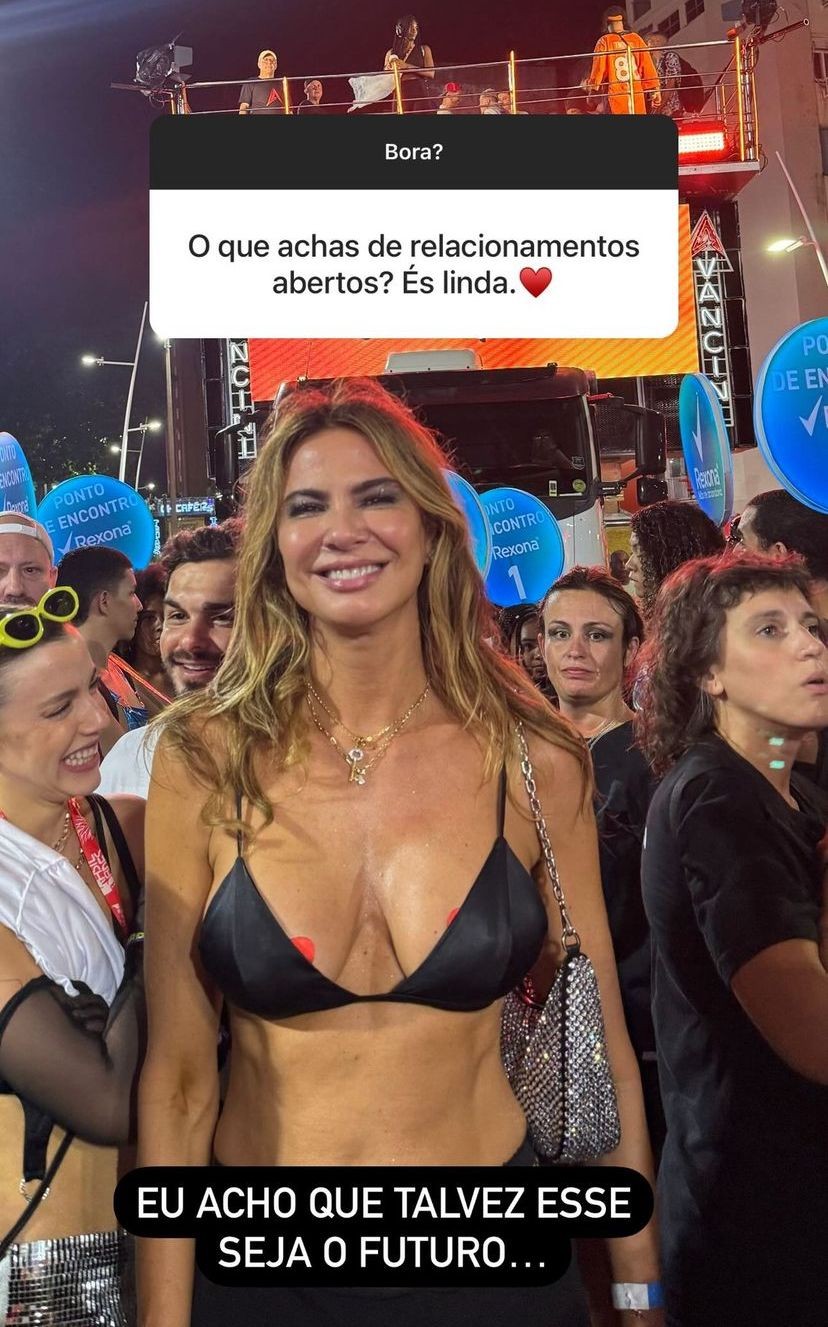 Luciana Gimenez sobre relacionamento aberto: 