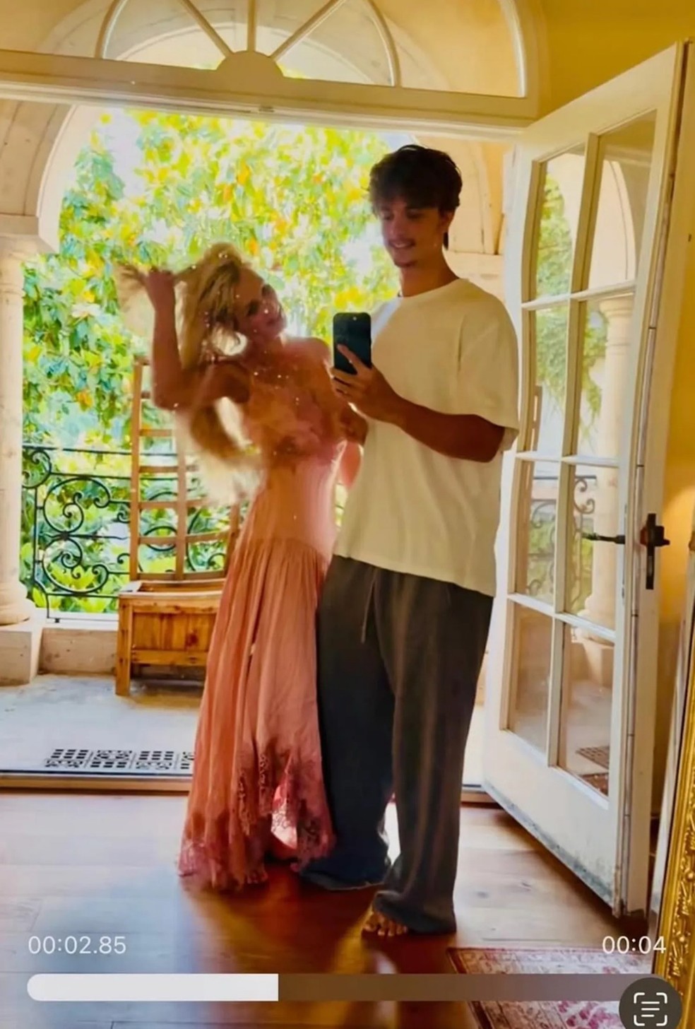 Britney Spears e Jayden Federline em junho — Foto: Reprodução/Instagram