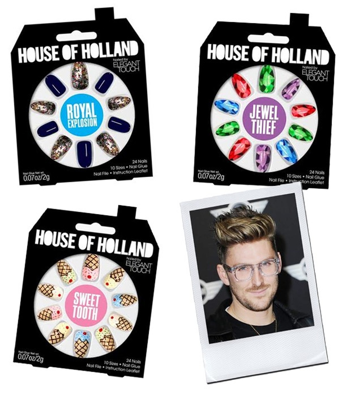 Fun: Henry Holland leva seu humor na parceria com a Elegant Touch