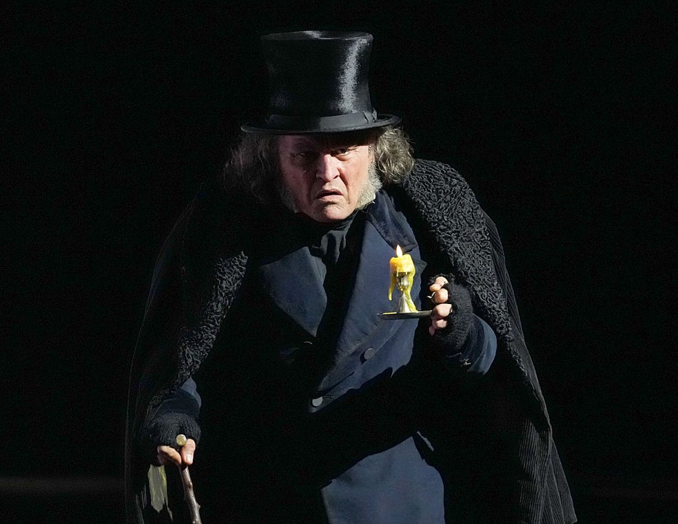 Johnny Depp como Scrooge — Foto: GettyImages