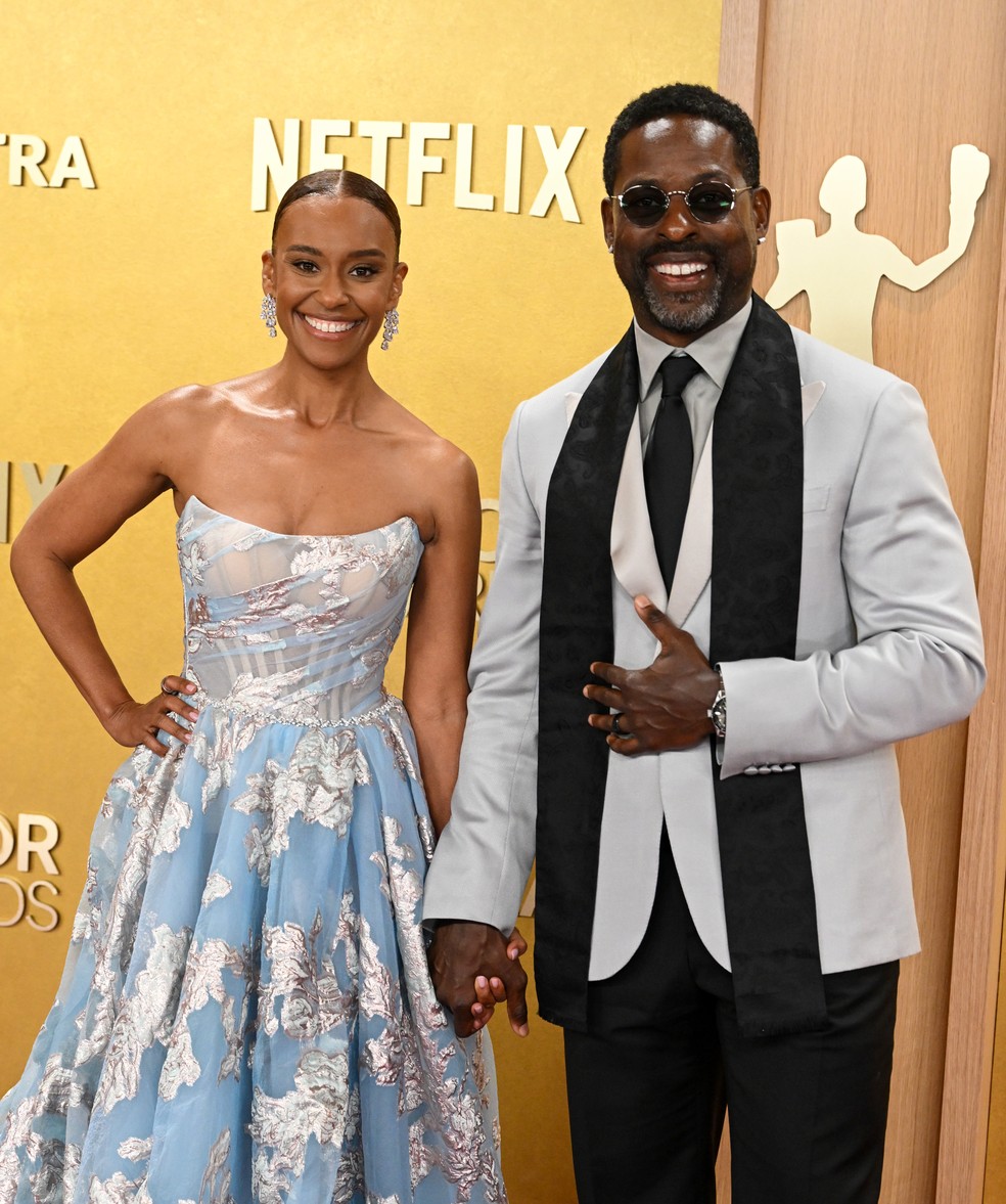 Ryan Michelle Bathe e Sterling K. Brown — Foto: Getty Images
