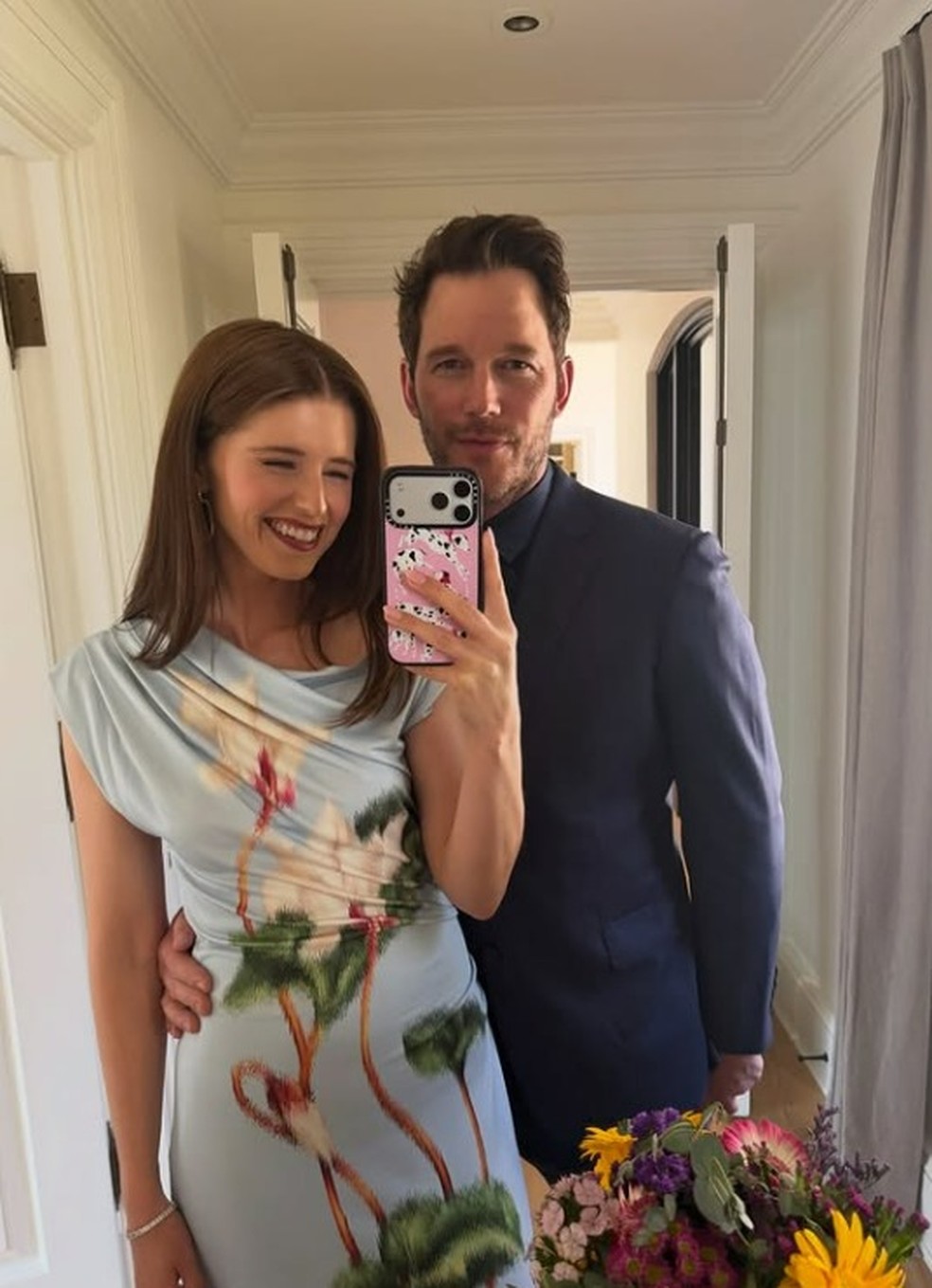 Katherine Schwarzenegger e Chris Pratt — Foto: Reprodução/Instagram