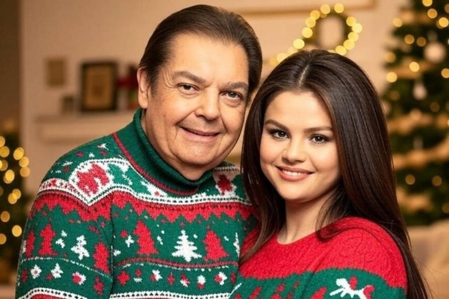 Faustao E Selena Gomez