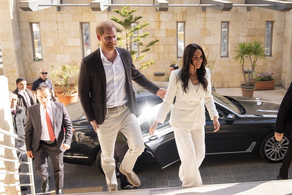 Príncipe Harry e Meghan — Foto: Getty Images