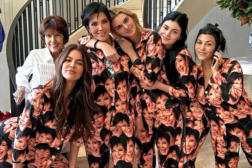 MJ, Khloé Kardashian, Kris Jenner, Kendall Jenner, Kylie Jenner e Kourtney Kardashian — Foto: Reprodução/Instagram