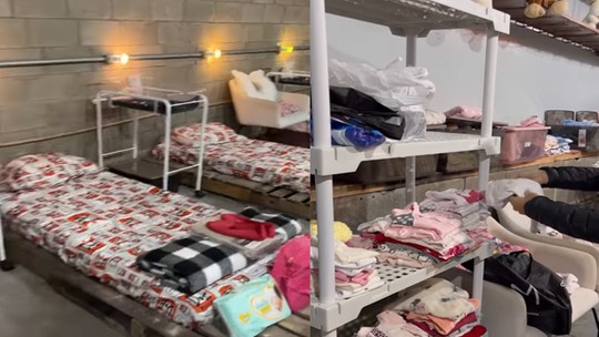 Abrigo feminino constrói berçário para receber mães de bebês recém-nascidos no RS
