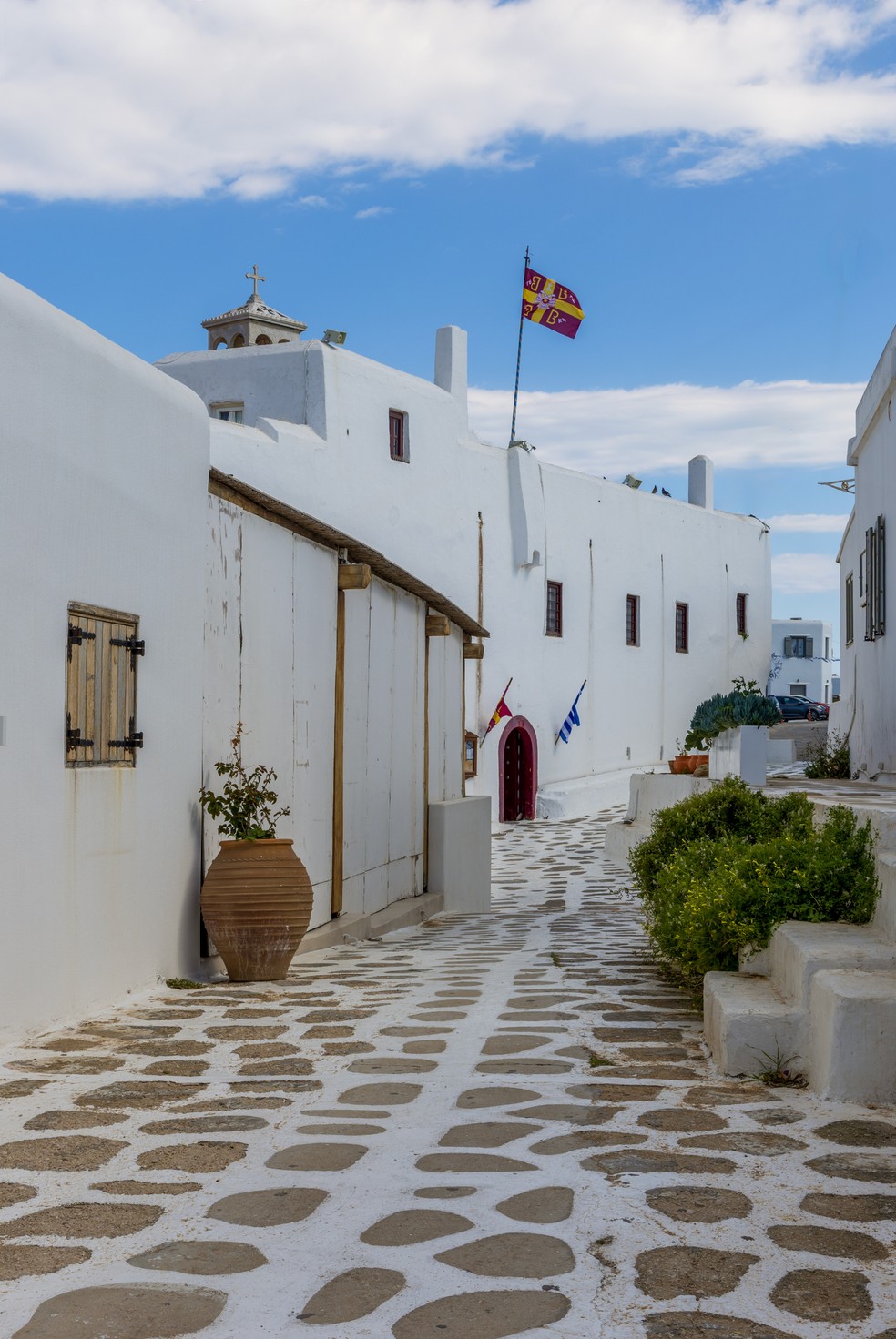 Mosteiro de Panagia Tourliani — Foto: Getty Images