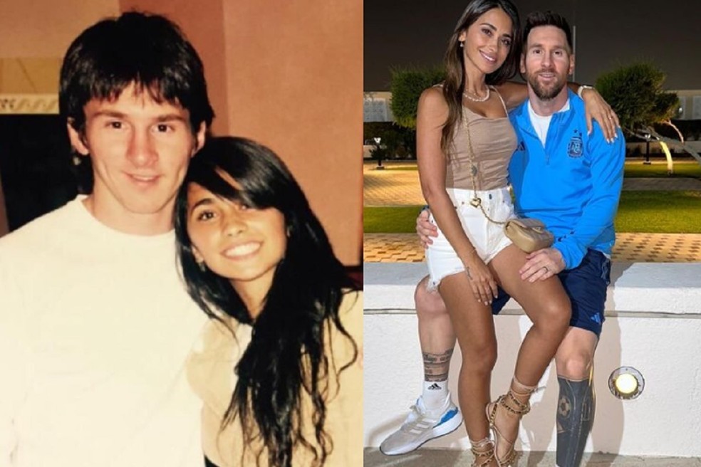 Lionel Messi e Antonela Roccuzzo — Foto: Reprodução/Instagram