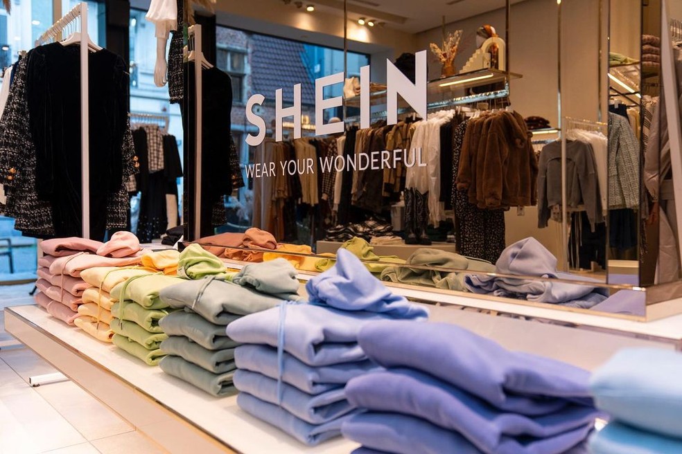 A Shein abriu uma pop up store da marca na Antuérpia — Foto: Reprodução/ Instagram 