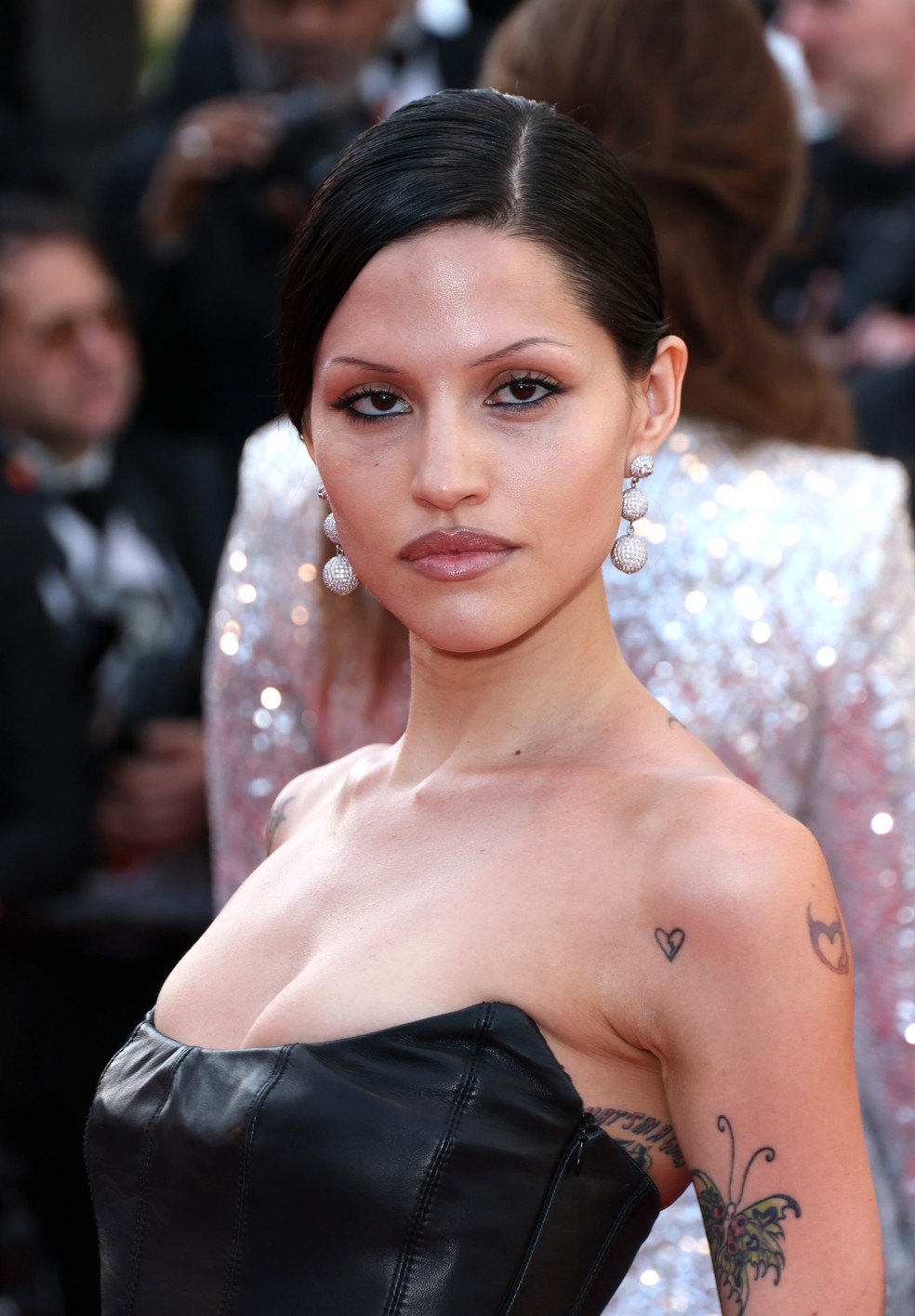 Gabbriette no Festival de Cannes 2025 — Foto: Getty Imagems