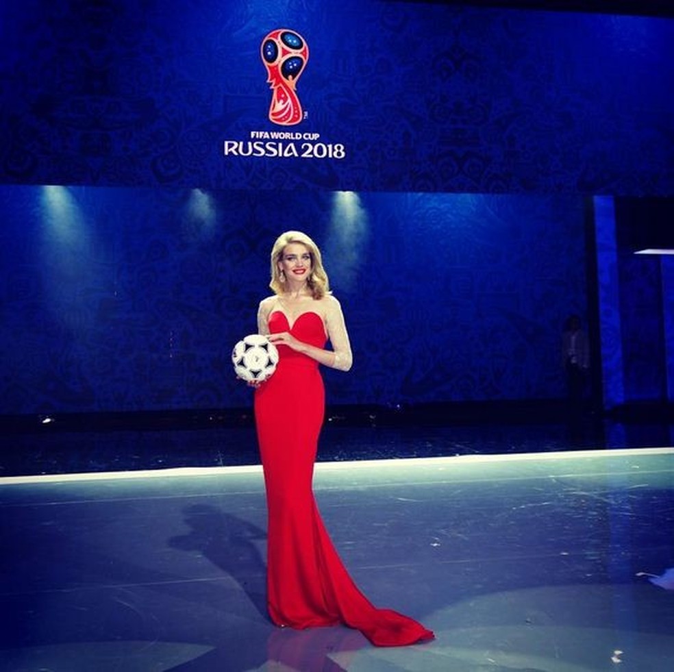 Natalia Vodianova Wears Louis Vuitton for the World Cup Final