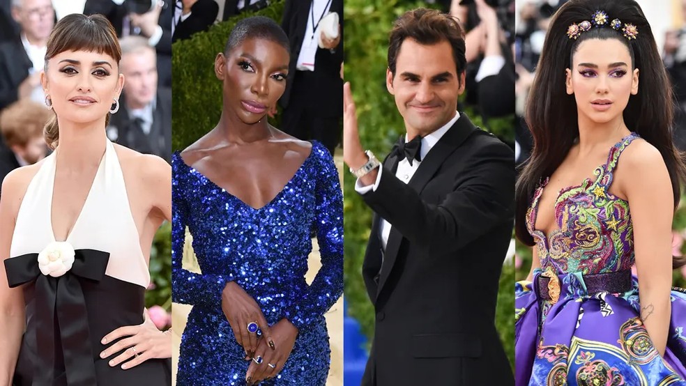 Met Gala 2023 Penélope Cruz, Michaela Coel, Roger Federer e Dua Lipa
