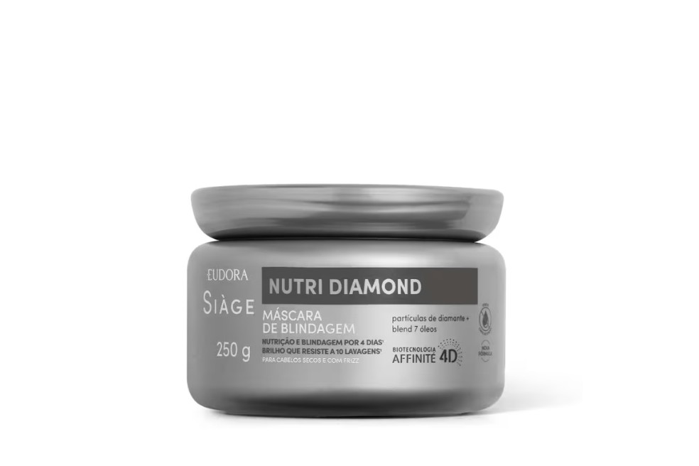 Máscara de blindagem Nutri Diamond,  Eudora Siàge — Foto: Reprodução