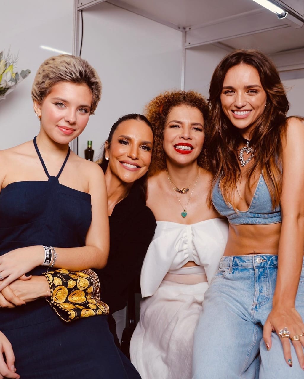 Flor Gil, Ivete Sangalo, Vanessa da Mata e Rafa Kalimann — Foto: Reprodução/Instagram