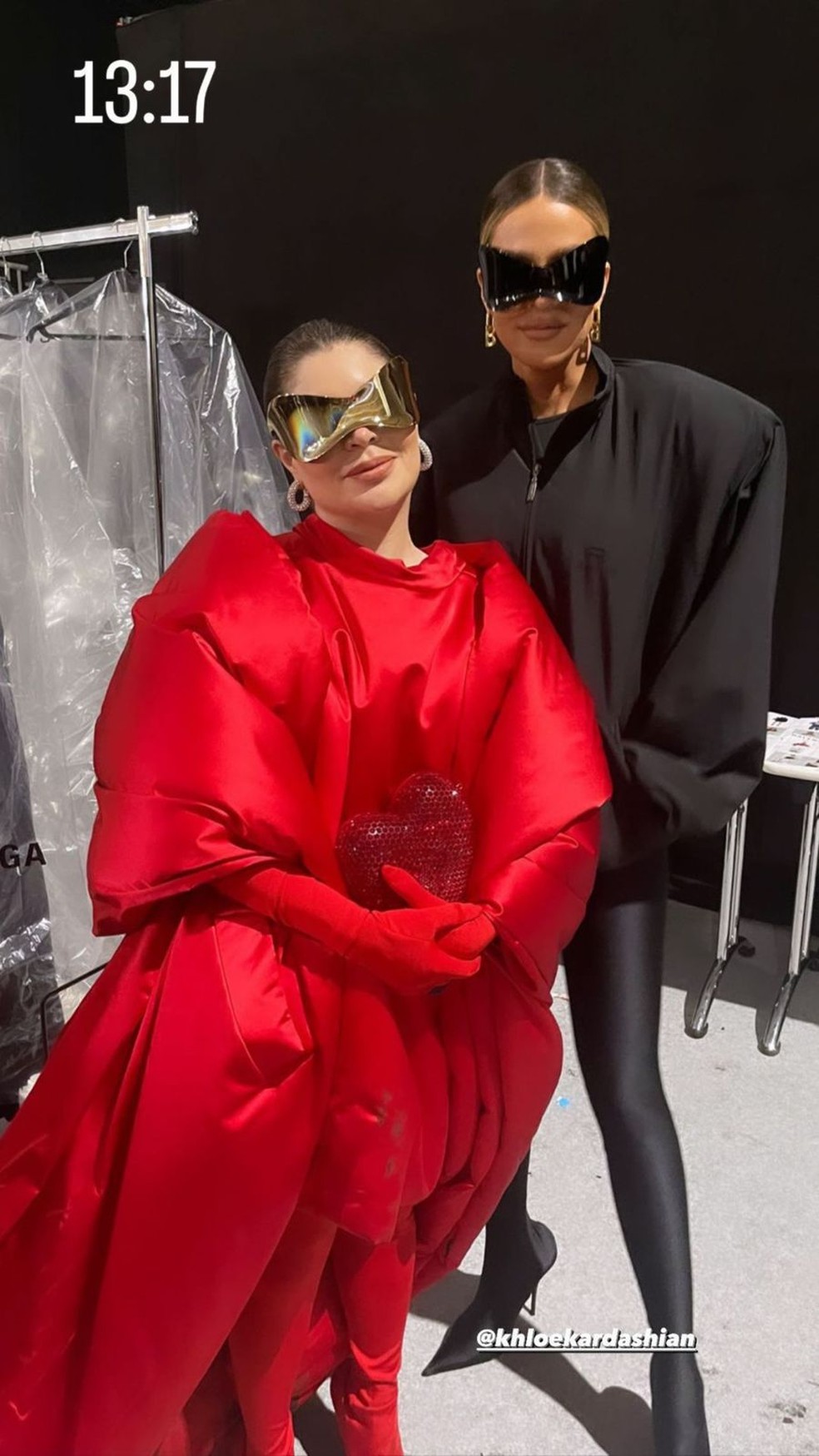 Gkay e Khloé Kardashian — Foto: Instagram/Reprodução