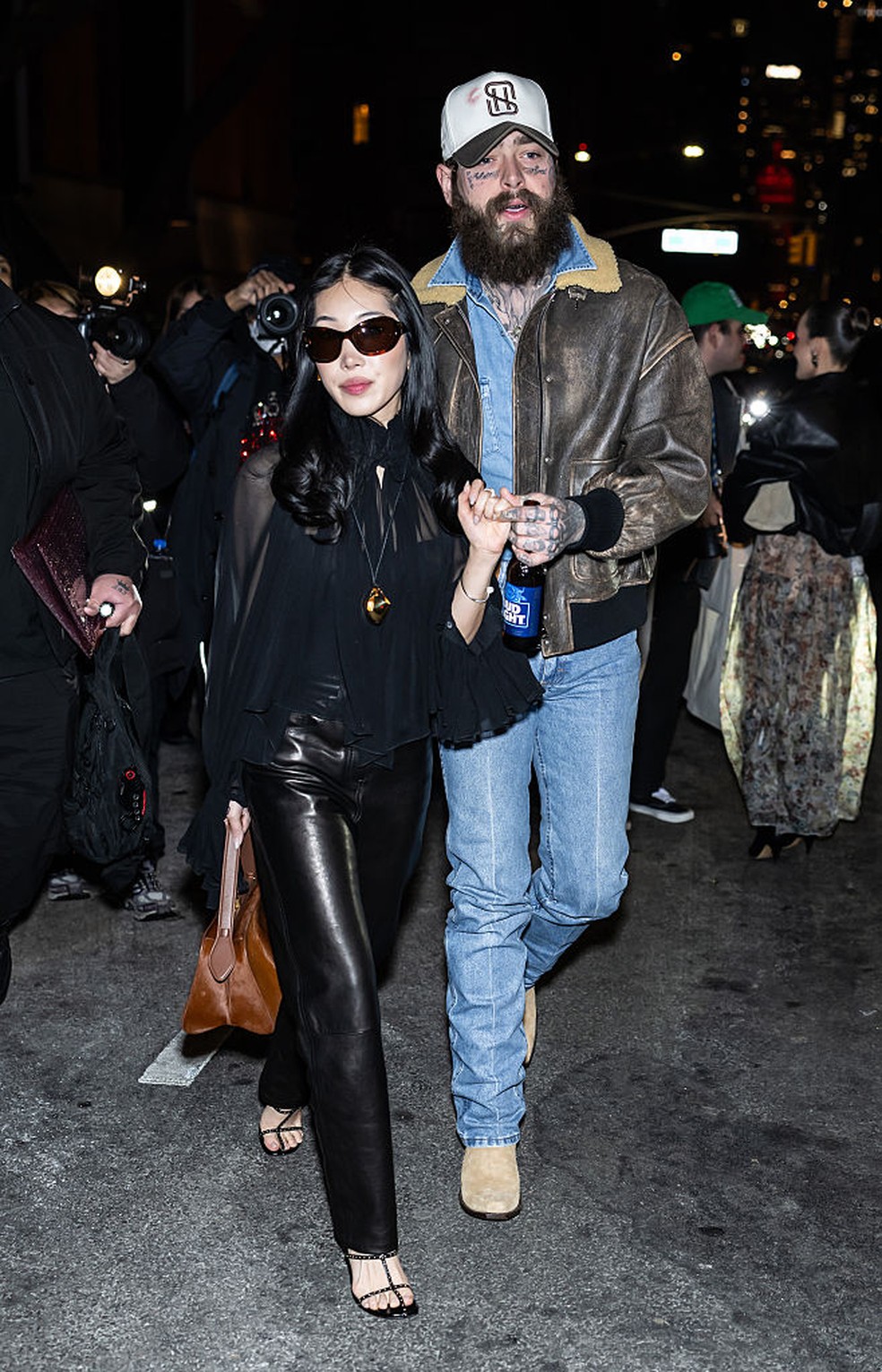 Post Malone e Christy Lee — Foto: Getty Images