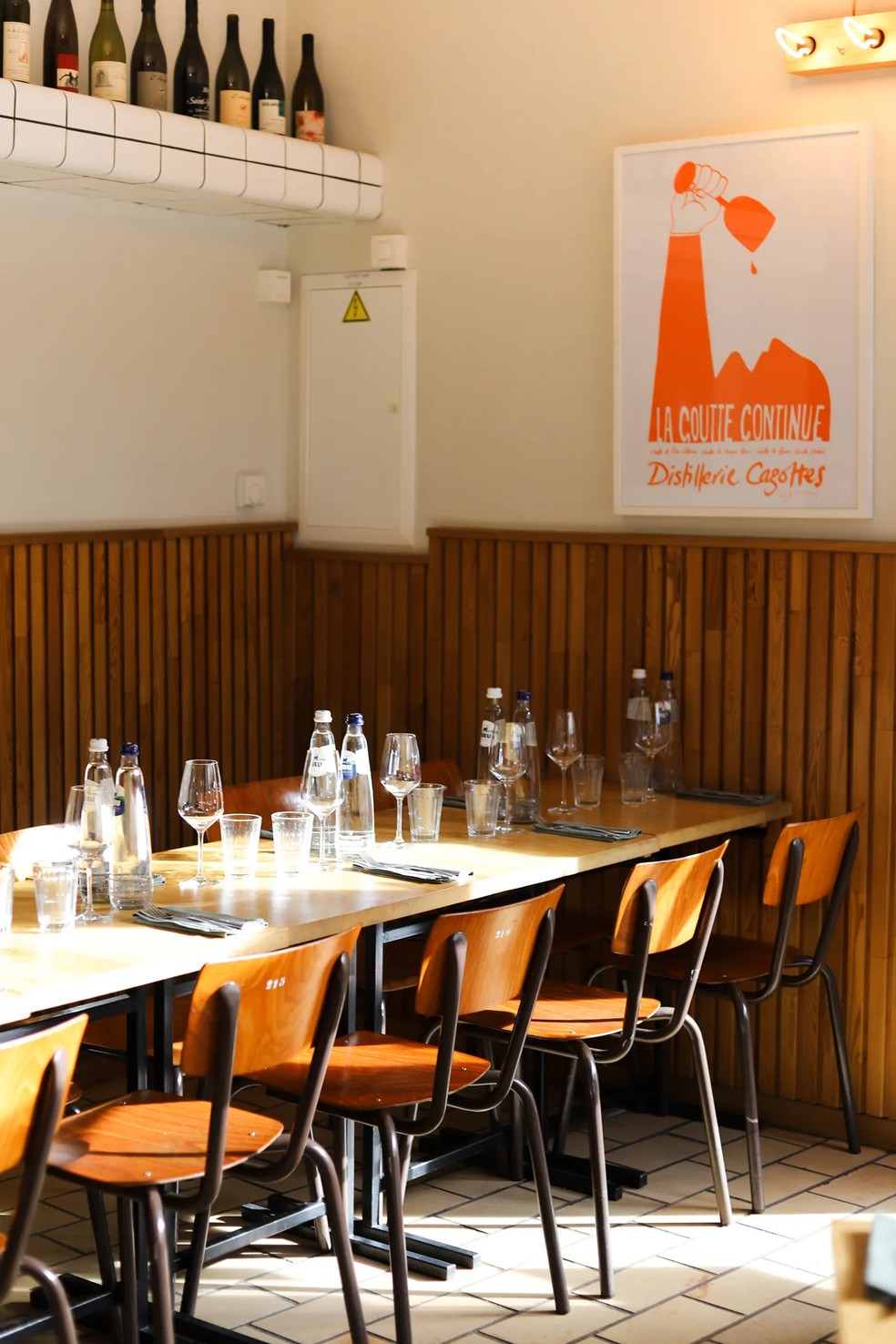 Dentro do restaurante Le Tournant — Foto: Cortesia Le Tournant
