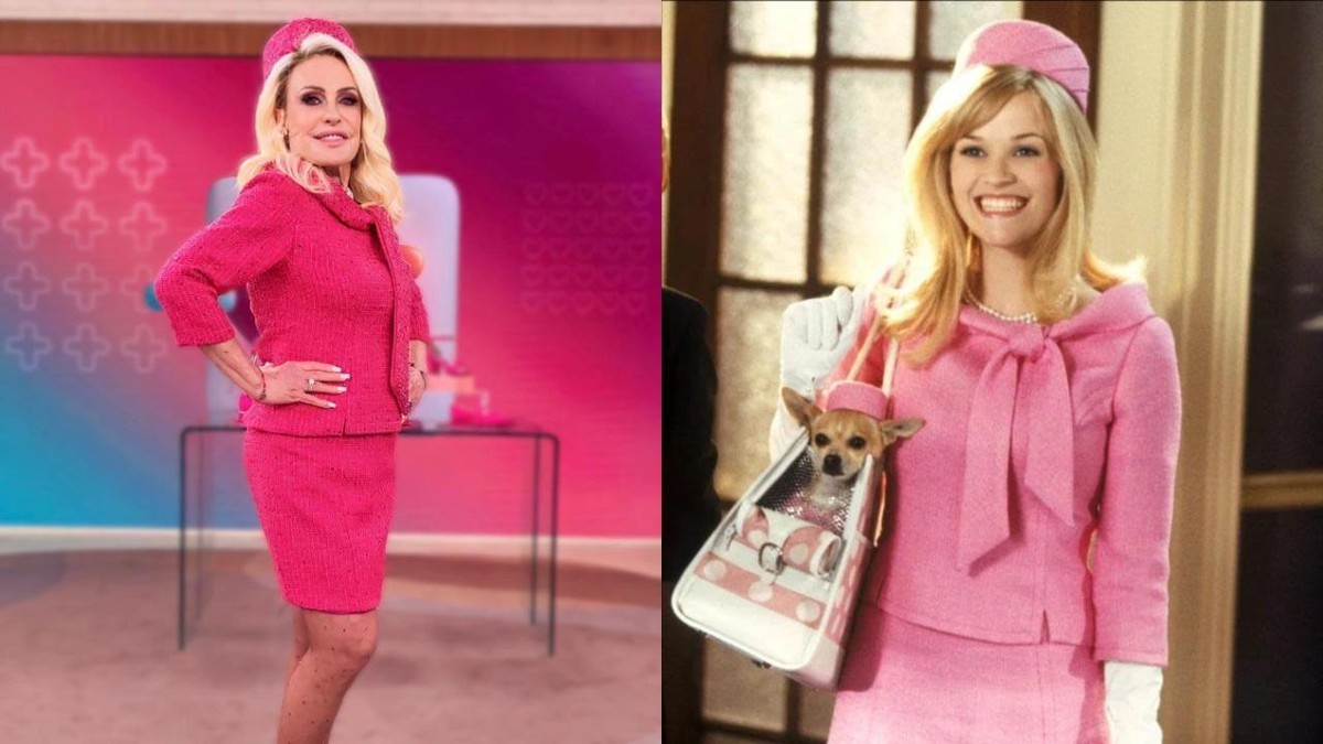 Ana Maria Braga Causa Alvoroço Na Web Com Look Barbie E é Comparada A Reese Witherspoon 