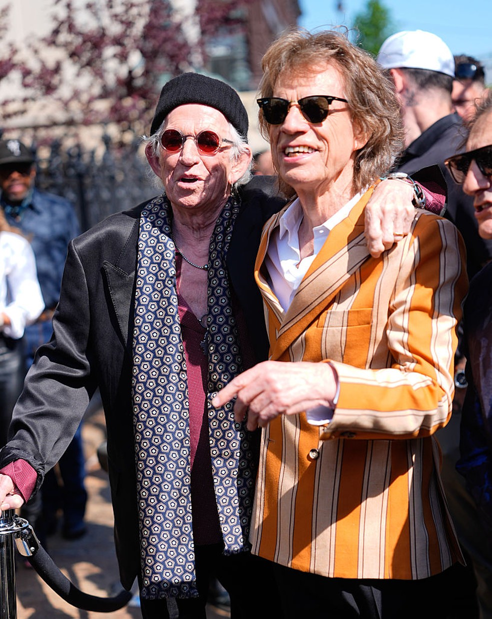 Mick Jagger e Keith Richards — Foto: GettyImages