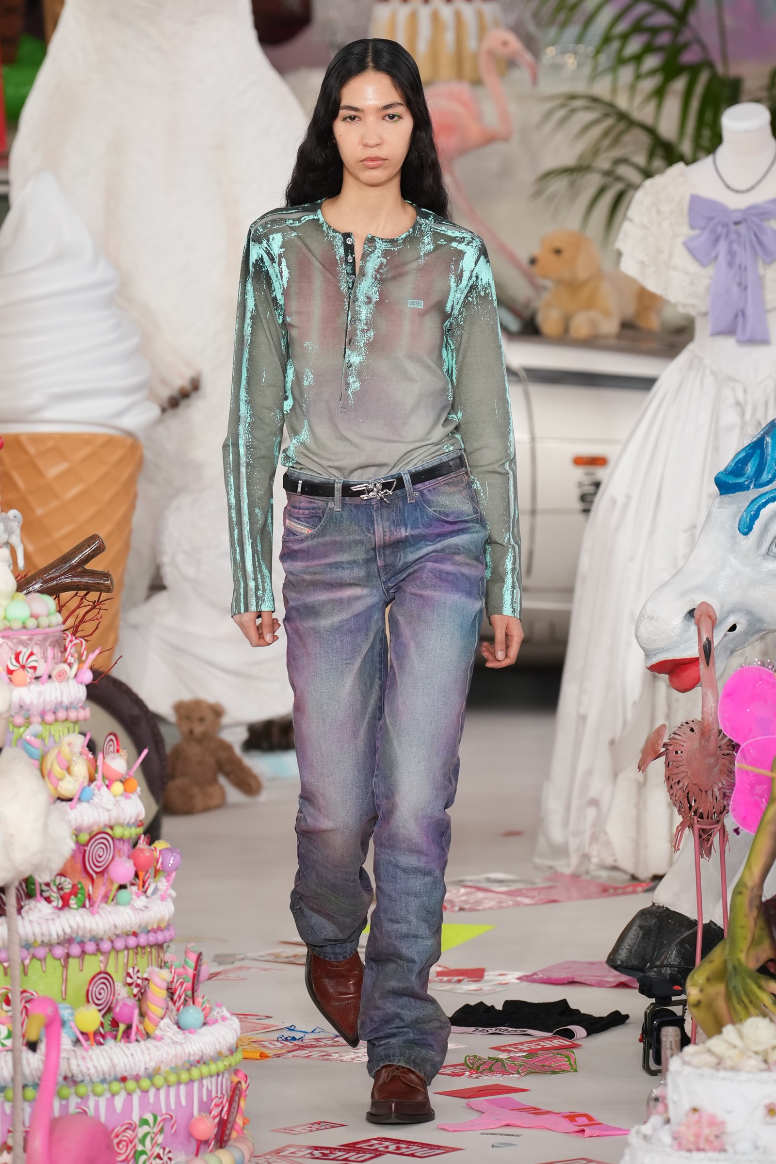 Diesel | Milão | Inverno 2026 — Foto: Launchmetrics Spotlight