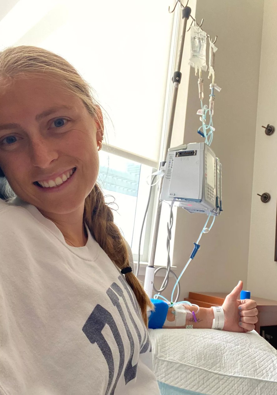 Atleta de 21 anos vai ao médico por enxaquecas e é diagnosticada com ...