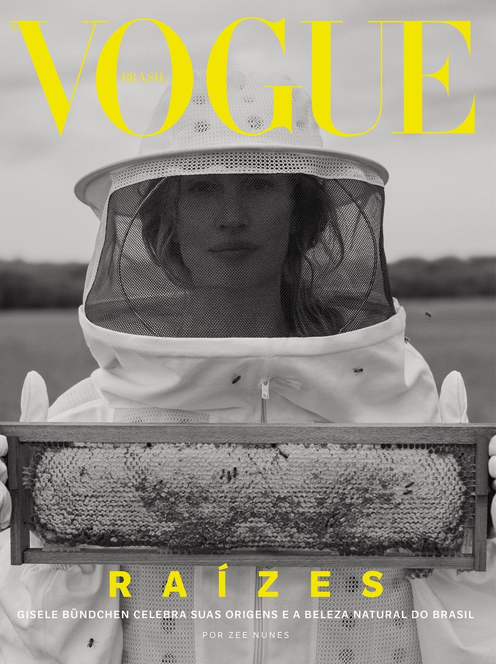 A terceira capa de Gisele Büdchen na edição de outubro da Vogue Brasil (Foto: Zee Nunes. Edição de moda: Pedro Sales. Beleza: Henrique Martins. Direção executiva: Felipe Tadeu/Mangaba) — Foto: Vogue
