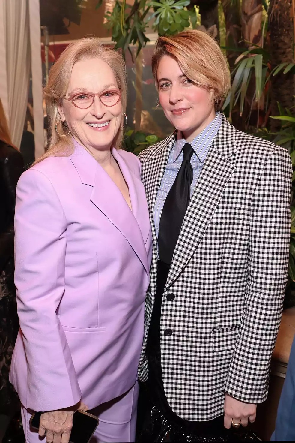 Meryl Streep e Greta Gerwig — Foto: Getty Images