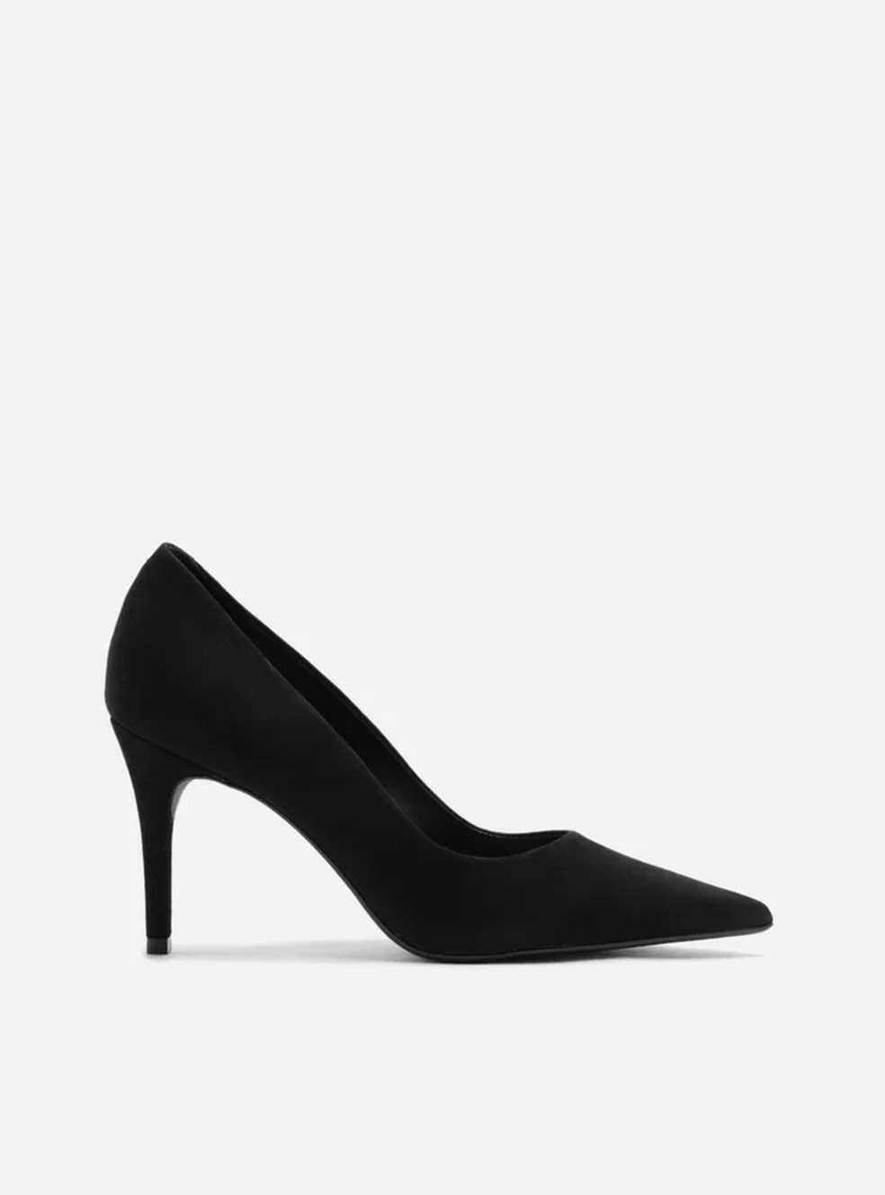Scarpin Nobuck preto, Arezzo — Foto: Reprodução
