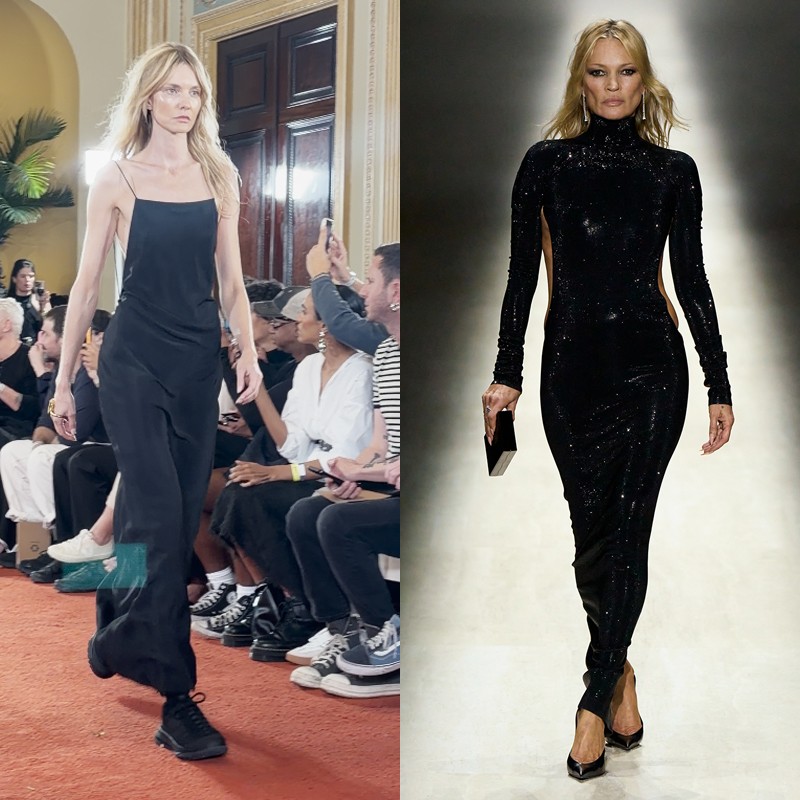 Rio Fashion Week: Carol Trentini abre o primeiro desfile da temporada com fio dental à la Kate Moss