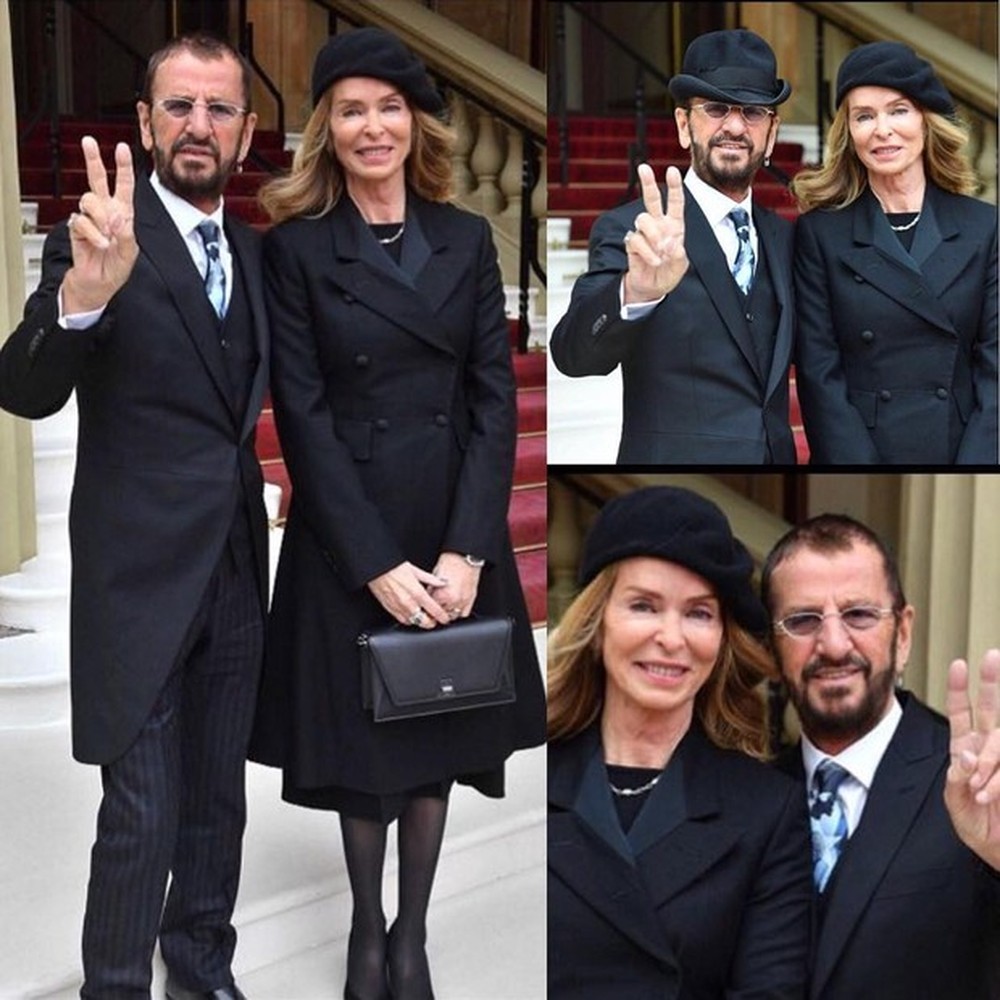 Ringo Starr é condecorado pelos seus serviços para a música pelo ...