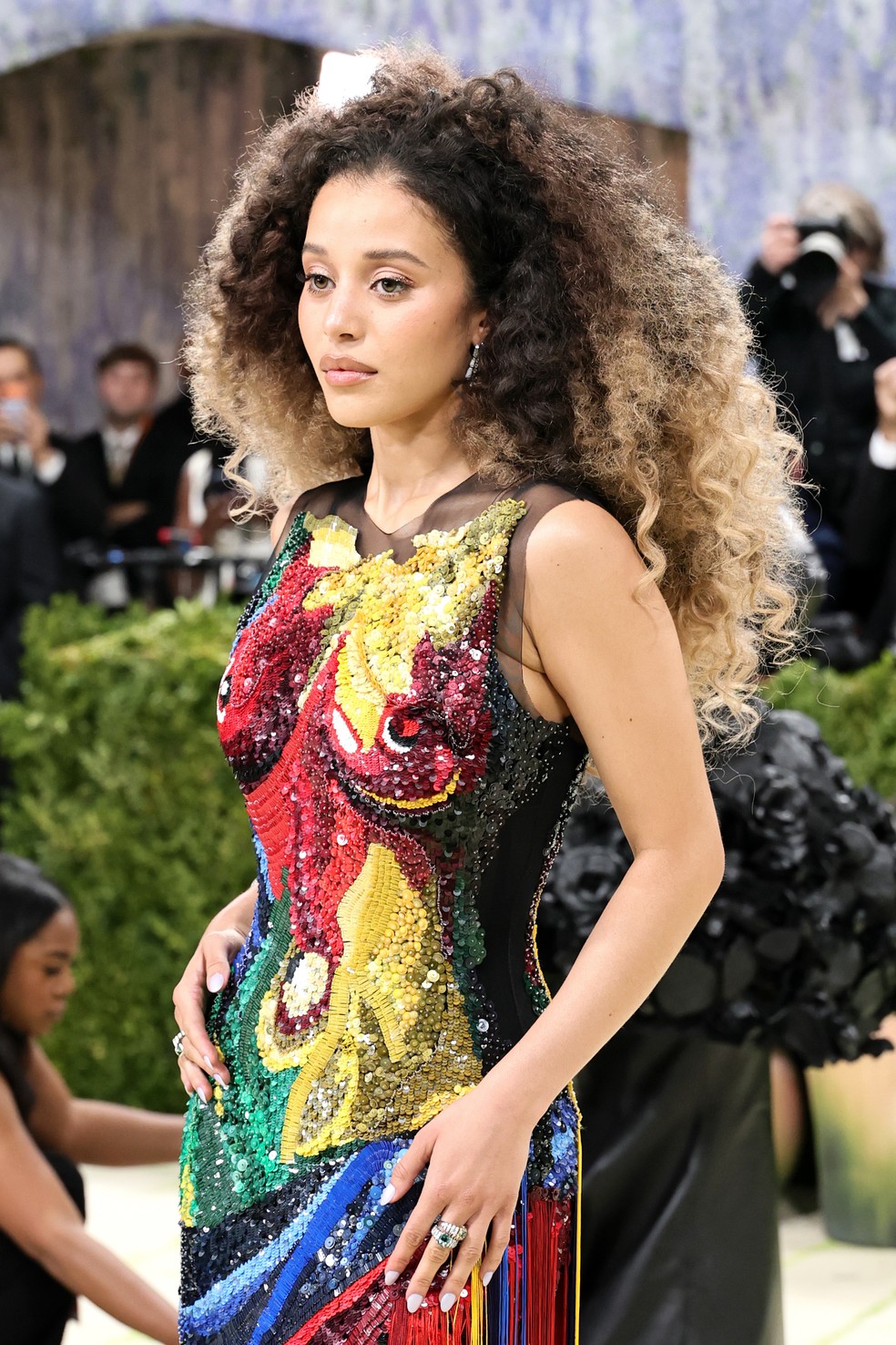 Chase Infiniti no Met Gala 2026 — Foto: Getty Images