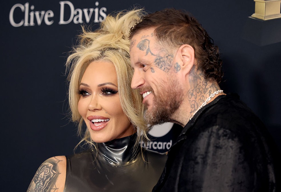 Bunnie Xo e Jelly Roll — Foto: GettyImages