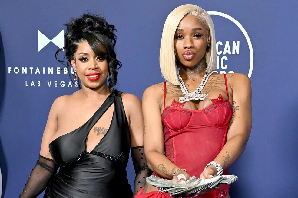 Sexyy Red e sua mãe, Andrea Jenkins — Foto: GettyImages