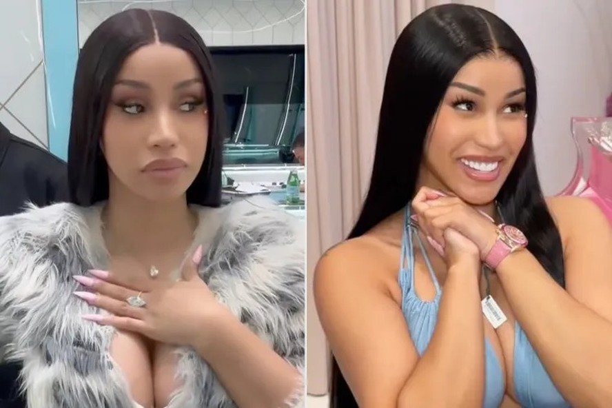 Cardi B se presenteia com anel e relógio que custam quase US$ 4 milhões