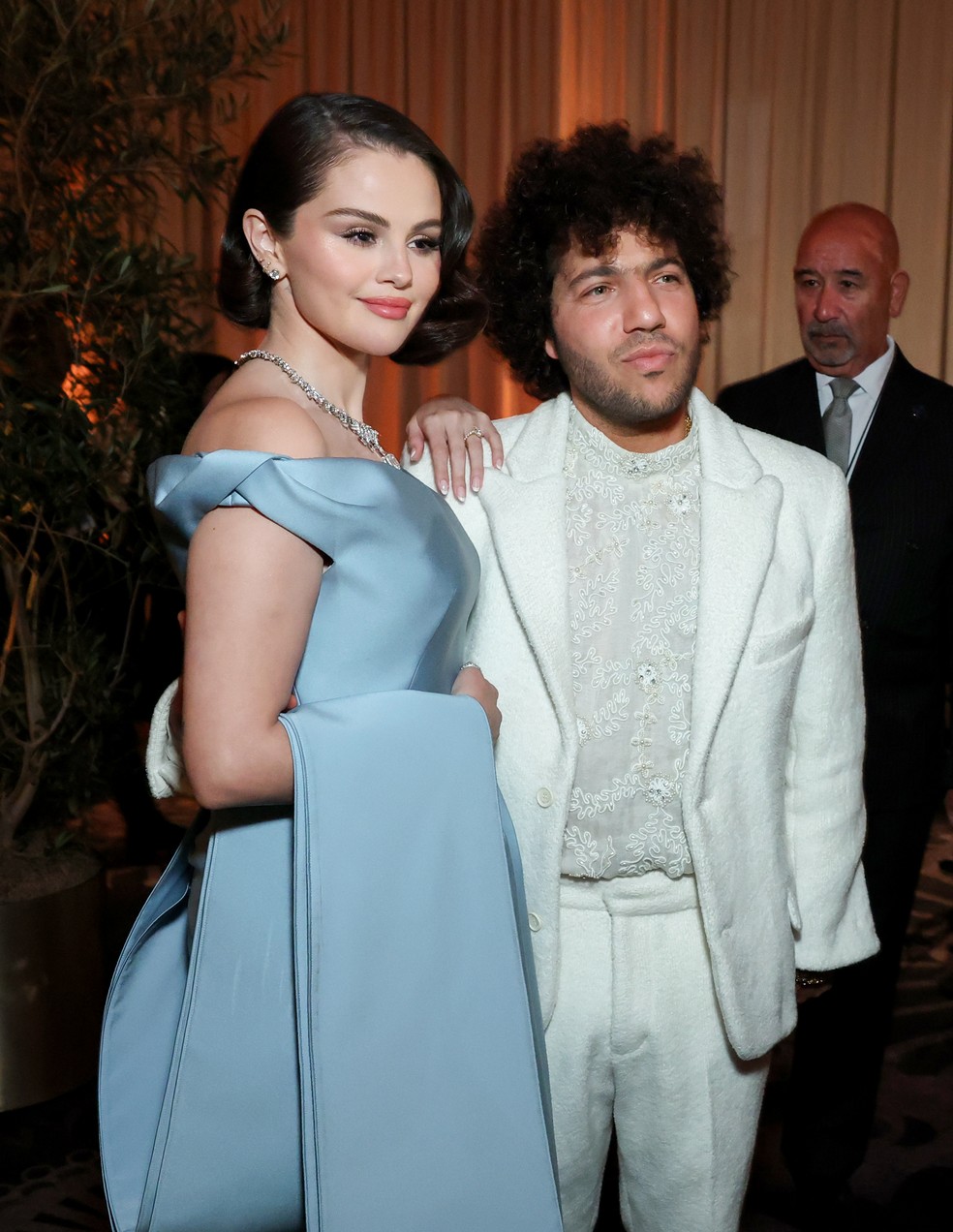 Selena Gomez e Benny Blanco — Foto: Getty Images