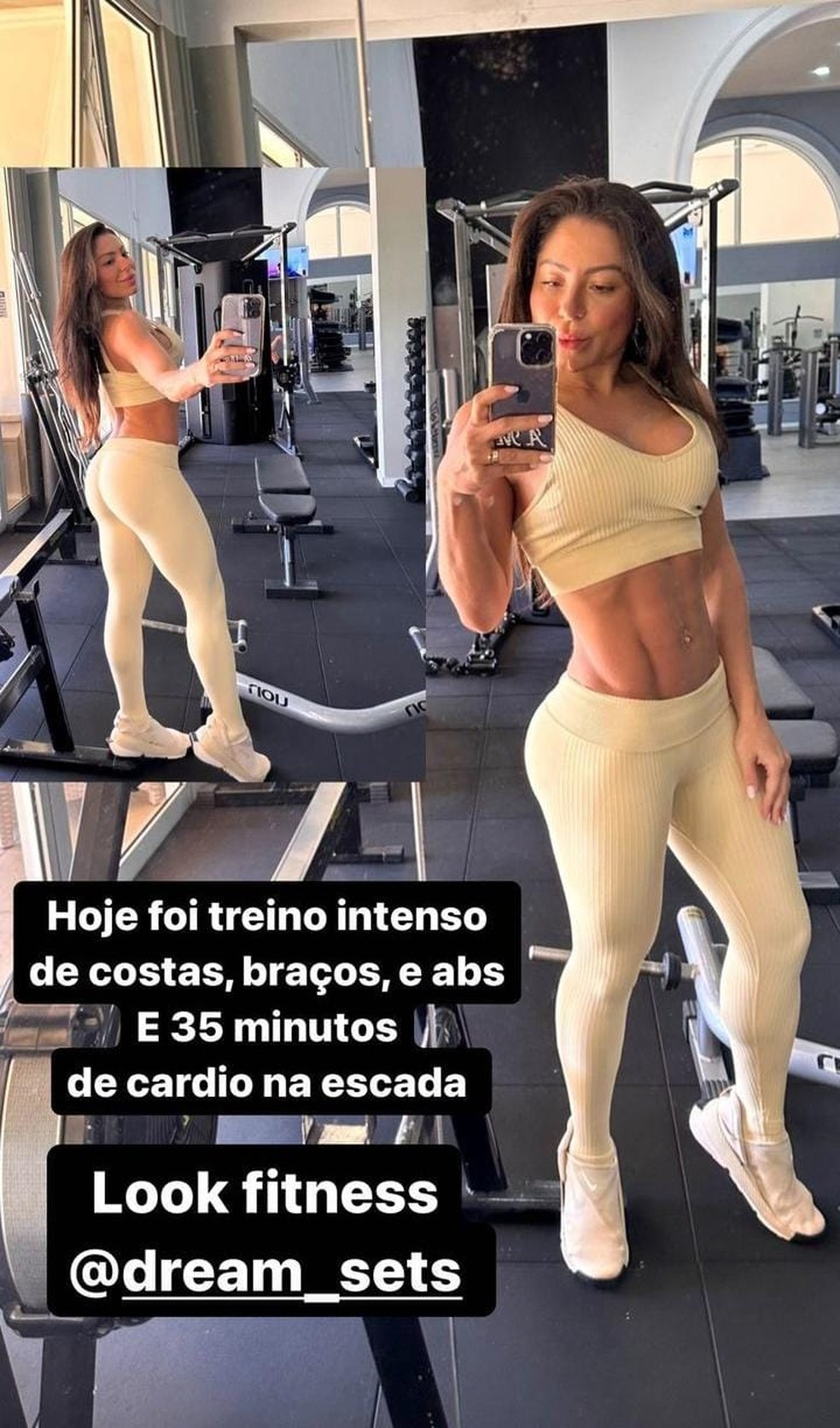 Roupas De Academia Conjunto Fitness Calça Legging E Top - Ferreira