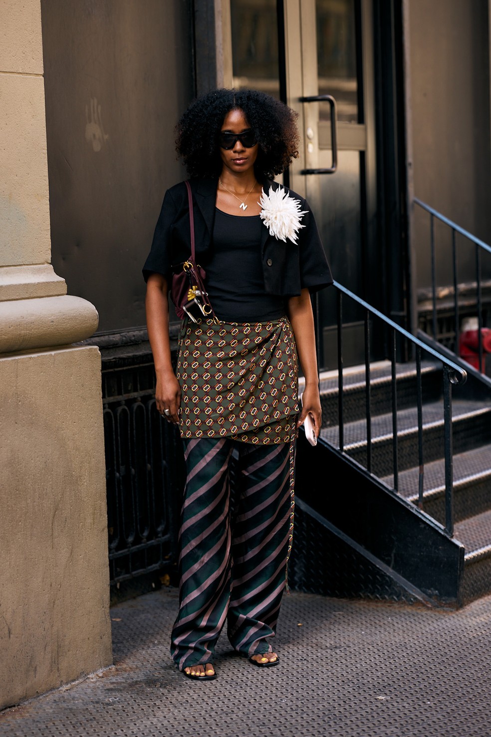 Look da semana de moda nova-iorquina l Verão 2027 — Foto: Francesca Babbi