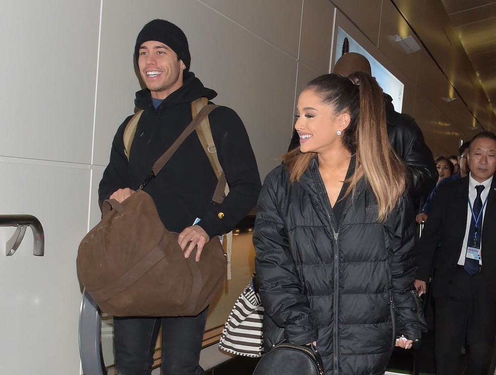Ricky Alvarez e Ariana Grande em 2016 — Foto: Getty Images
