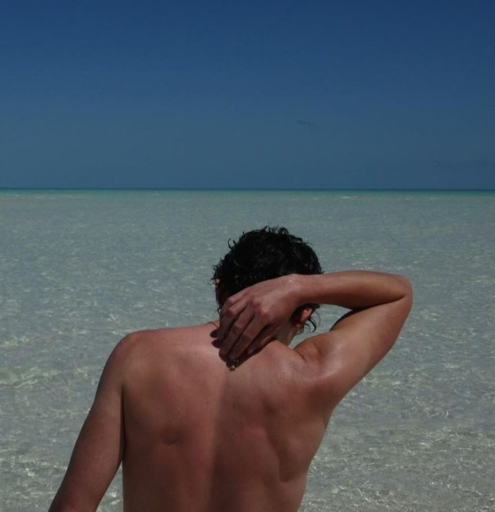 Timothée Chalamet e Kylie Jenner postam cliques de férias — Foto: Reprodução/Instagram