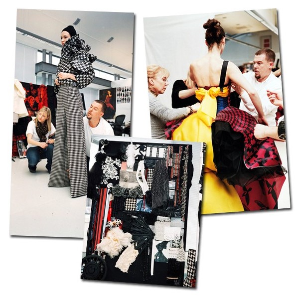 アート・デザイン・音楽 ALEXANDER McQUEEN WORKING PROCESS ALEXANDER MCQUEEN: WORKING PROCESS photographs by Nick Waplington